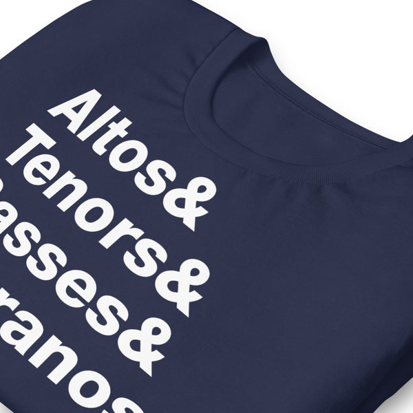 Altos & Tenors & Basses & Sopranos - Short-Sleeve T-Shirt