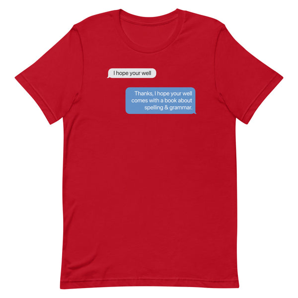 I hope you're well - Short-Sleeve T-Shirt