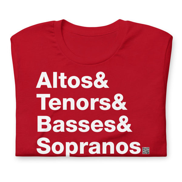Altos & Tenors & Basses & Sopranos - Short-Sleeve T-Shirt