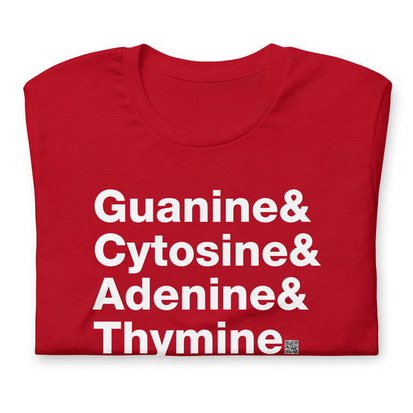 Guanine & Cytosine & Adenine & Thymine - Short-sleeve T-shirt