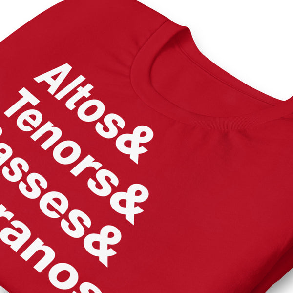 Altos & Tenors & Basses & Sopranos - Short-Sleeve T-Shirt
