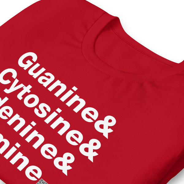 Guanine & Cytosine & Adenine & Thymine - Short-sleeve T-shirt