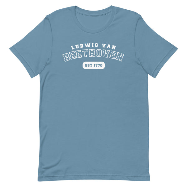 Ludwig van Beethoven - US College Style Unisex Short Sleeve T-shirt