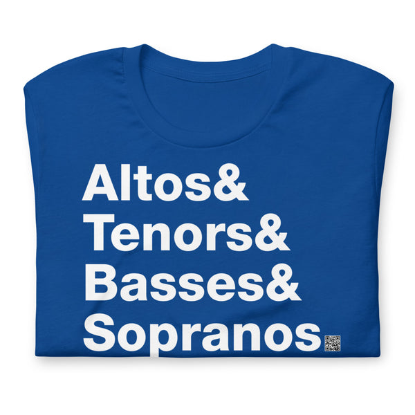 Altos & Tenors & Basses & Sopranos - Short-Sleeve T-Shirt