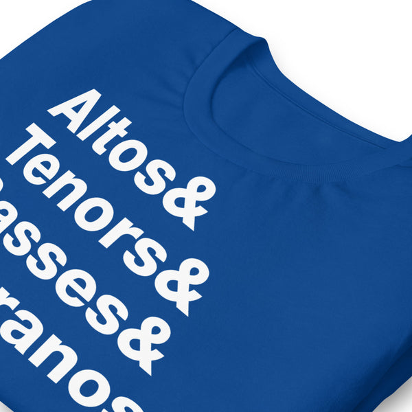 Altos & Tenors & Basses & Sopranos - Short-Sleeve T-Shirt