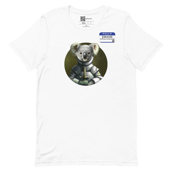 A Chance for Faramir, Captain of Gondor to show his Koala Tee - Short-Sleeve Unisex T-Shirt