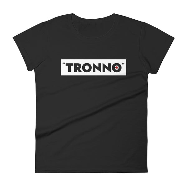 Tronno - Women's Short Sleeve T-shirt (Maple Leaf Back)