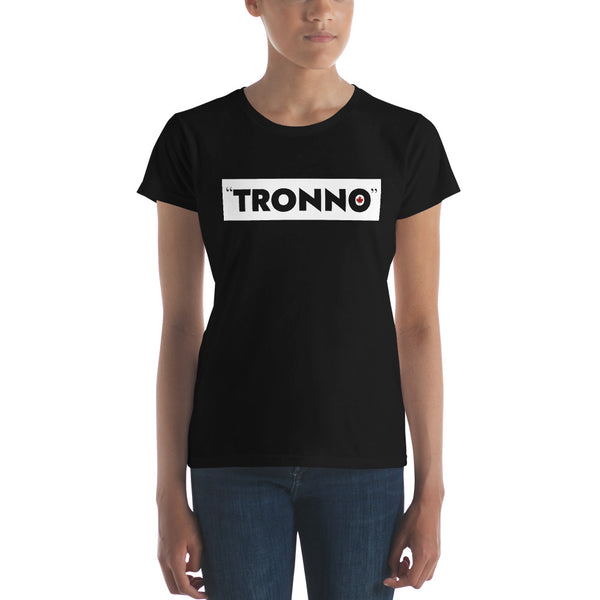 Tronno - Women's Short Sleeve T-shirt (Maple Leaf Back)