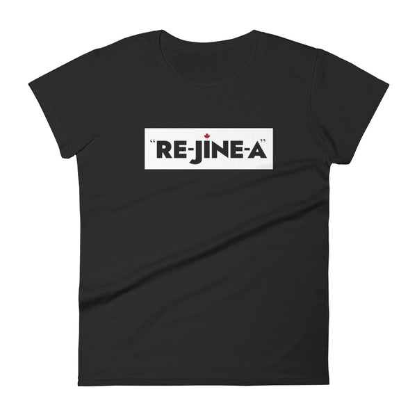Re-jine-a (Maple Leaf Back) - Women's Short Sleeve T-shirt