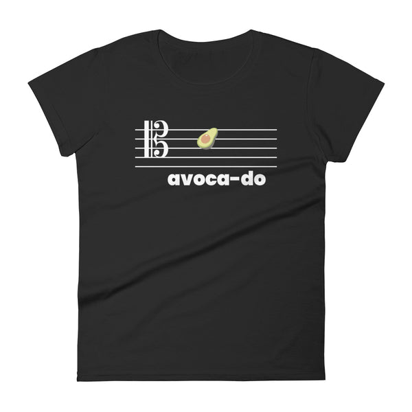 Avoca-do - Tenor Clef - Women's Short Sleeve T-shirt