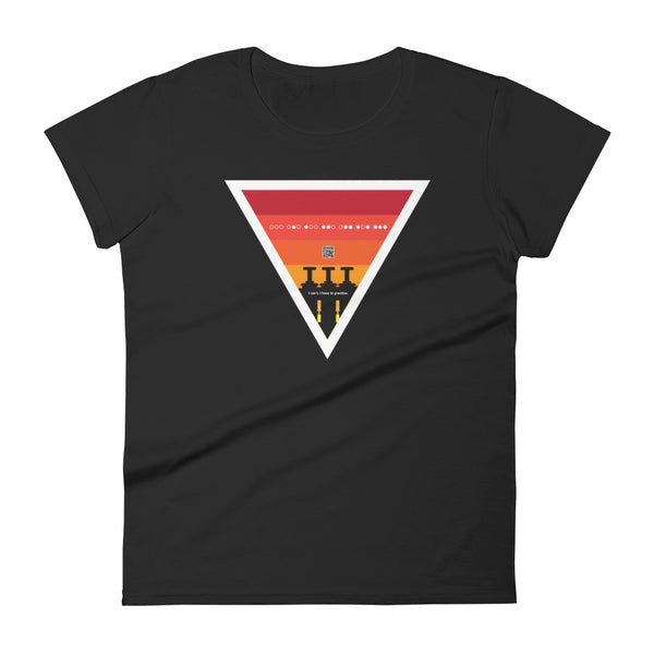 ICIH2P - Brass Valves - Warm Triangle - Women's Short Sleeve T-shirt