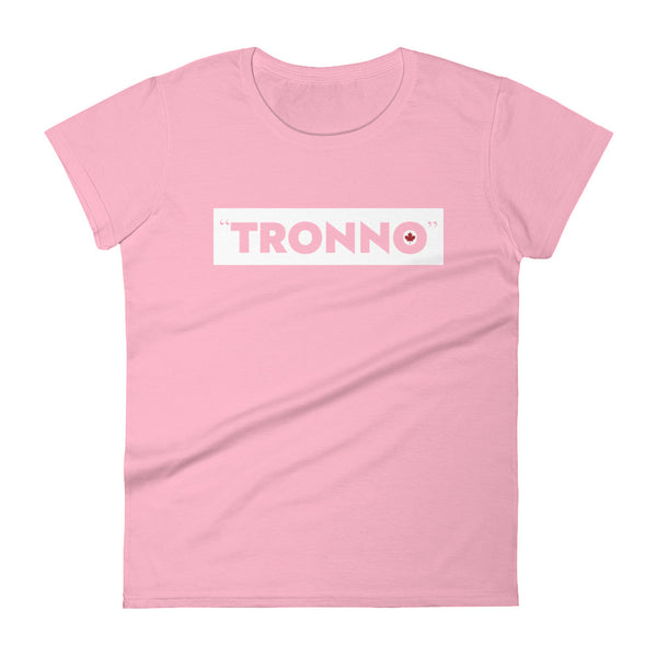 Tronno - Women's Short Sleeve T-shirt (Maple Leaf Back)