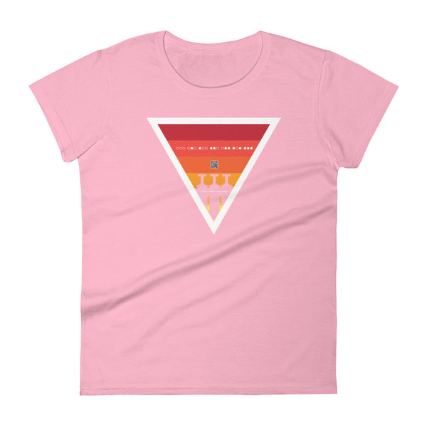 ICIH2P - Brass Valves - Warm Triangle - Women's Short Sleeve T-shirt