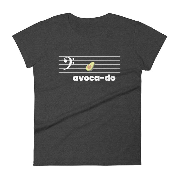 Avoca-do - Bass Clef - Women's Short Sleeve T-shirt