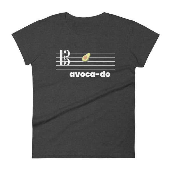 Avoca-do - Tenor Clef - Women's Short Sleeve T-shirt