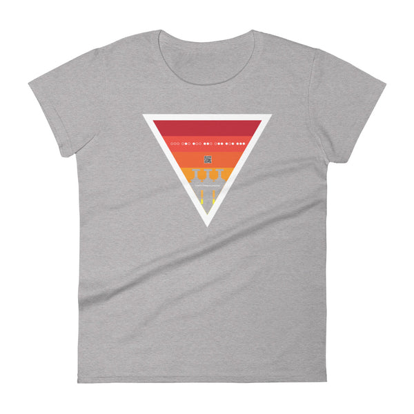 ICIH2P - Brass Valves - Warm Triangle - Women's Short Sleeve T-shirt
