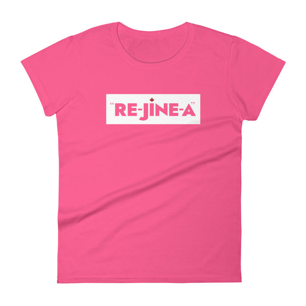 Re-jine-a (Maple Leaf Back) - Women's Short Sleeve T-shirt