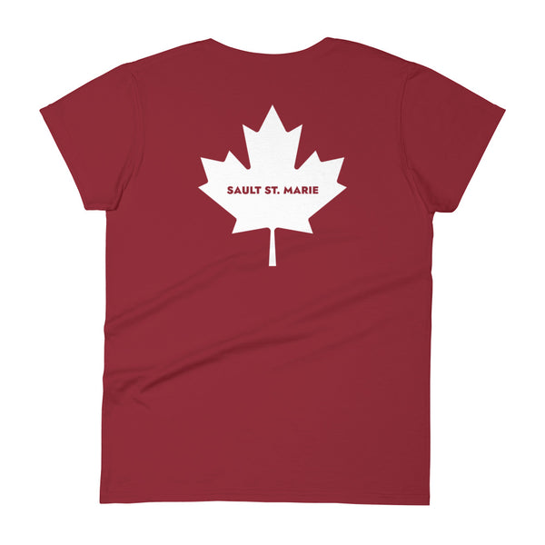 Soo Saint Marie (Maple Leaf Back) - Women's Short Sleeve T-shirt