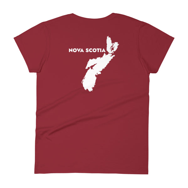 Nova Skosha (Map Back) - Women's Short Sleeve T-shirt