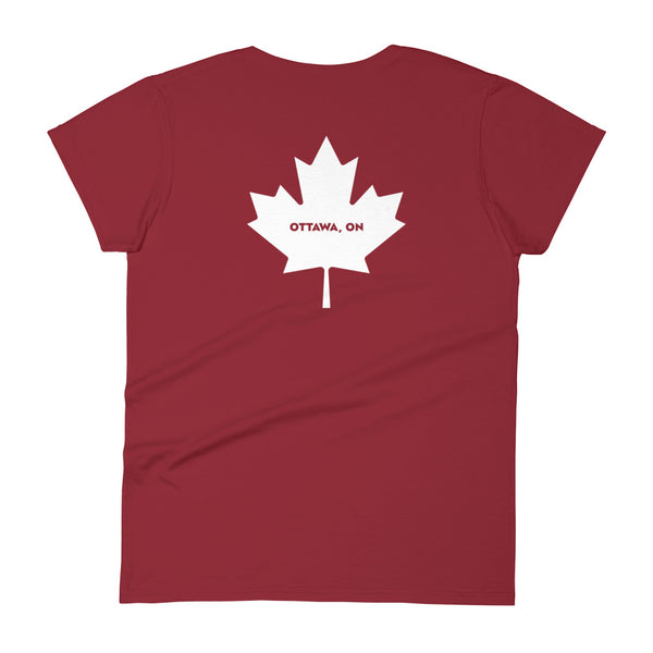 Odawa (Maple Leaf Back) - Women's Short Sleeve T-shirt