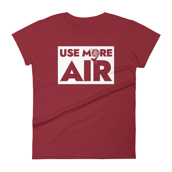 Use More Air - French Horn - Women's Short Sleeve T-shirt