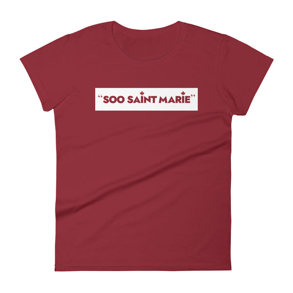 Soo Saint Marie (Maple Leaf Back) - Women's Short Sleeve T-shirt
