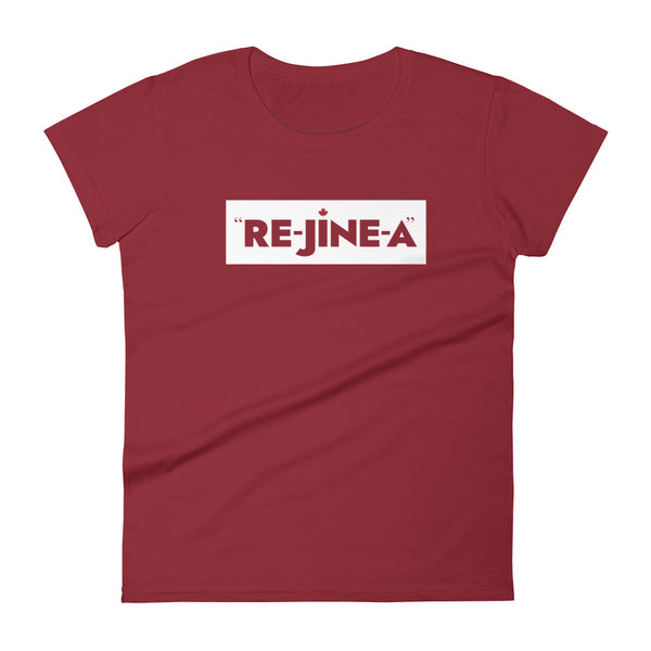 Re-jine-a (Maple Leaf Back) - Women's Short Sleeve T-shirt
