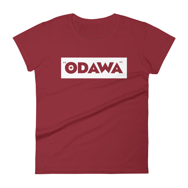 Odawa (Maple Leaf Back) - Women's Short Sleeve T-shirt