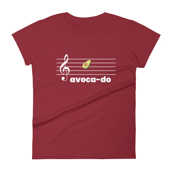 Avoca-do - Treble Clef - Women's Short Sleeve T-shirt