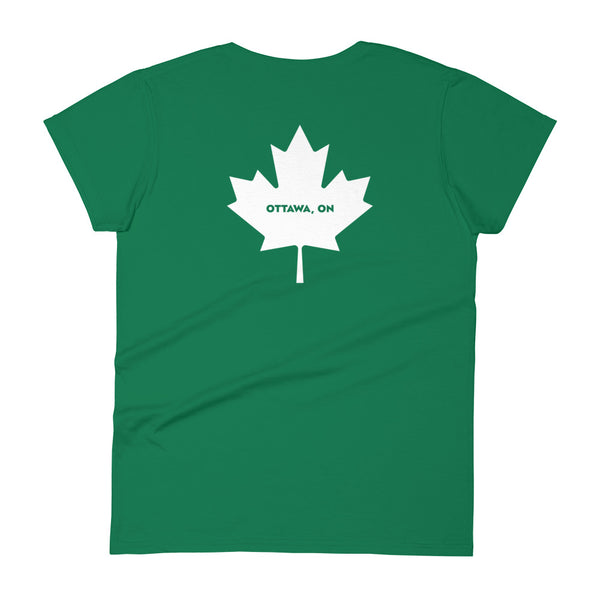 Odawa (Maple Leaf Back) - Women's Short Sleeve T-shirt