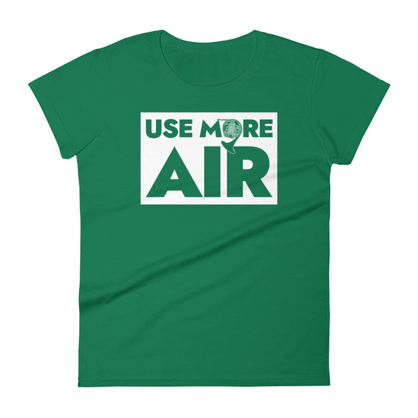 Use More Air - French Horn - Women's Short Sleeve T-shirt