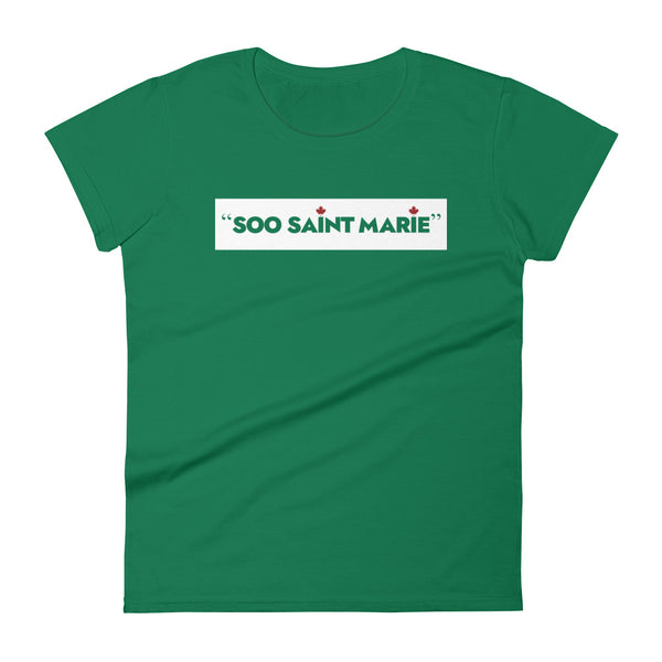 Soo Saint Marie (Maple Leaf Back) - Women's Short Sleeve T-shirt