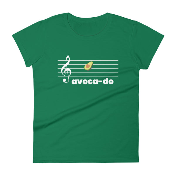 Avoca-do - Treble Clef - Women's Short Sleeve T-shirt