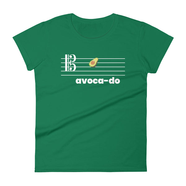 Avoca-do - Tenor Clef - Women's Short Sleeve T-shirt