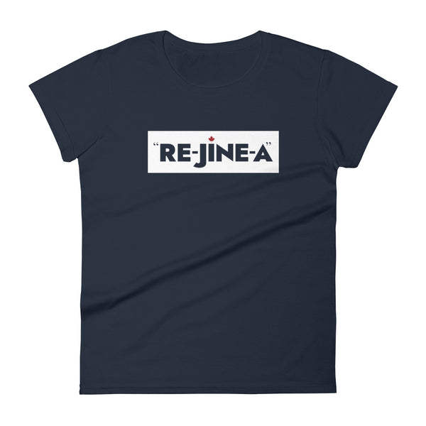 Re-jine-a (Maple Leaf Back) - Women's Short Sleeve T-shirt