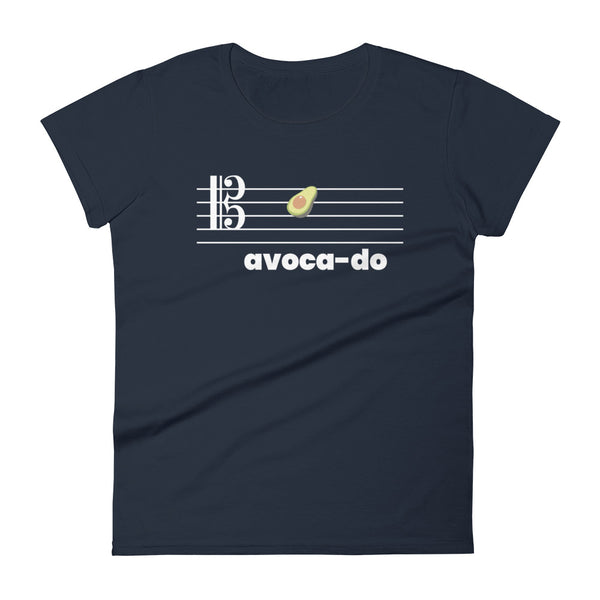 Avoca-do - Tenor Clef - Women's Short Sleeve T-shirt