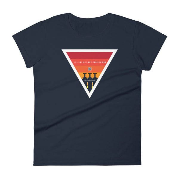 ICIH2P - Brass Valves - Warm Triangle - Women's Short Sleeve T-shirt