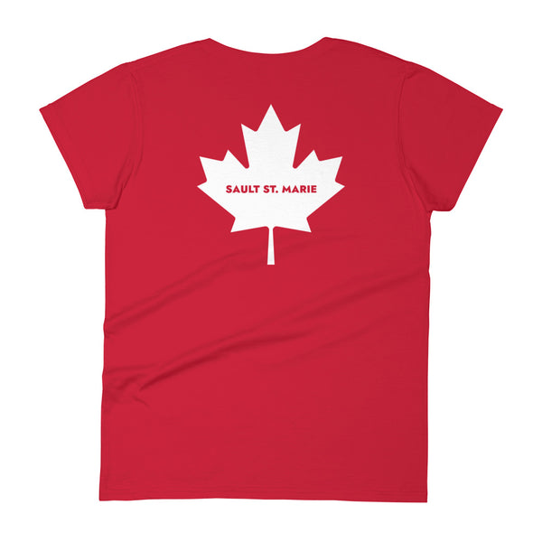 Soo Saint Marie (Maple Leaf Back) - Women's Short Sleeve T-shirt