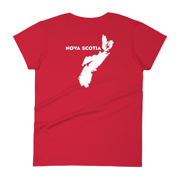 Nova Skosha (Map Back) - Women's Short Sleeve T-shirt