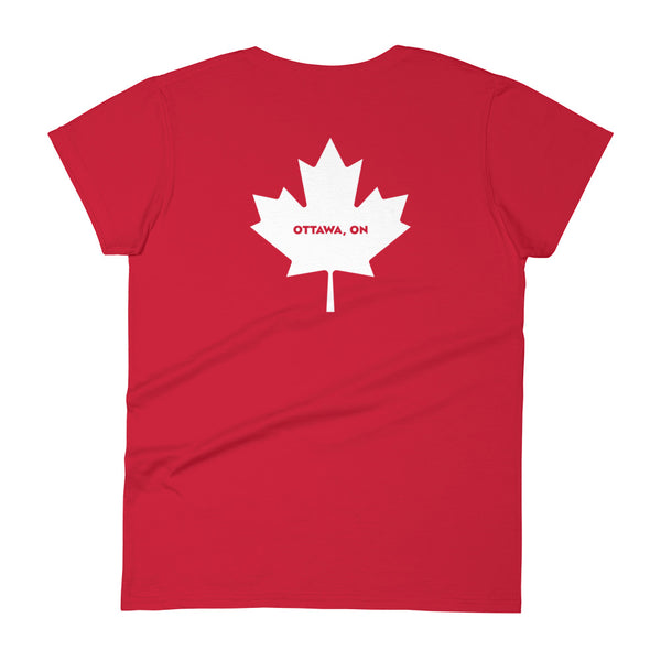 Odawa (Maple Leaf Back) - Women's Short Sleeve T-shirt