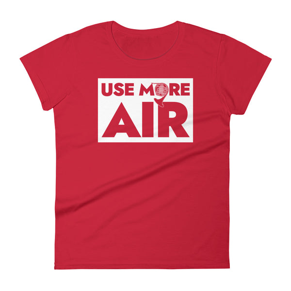 Use More Air - French Horn - Women's Short Sleeve T-shirt