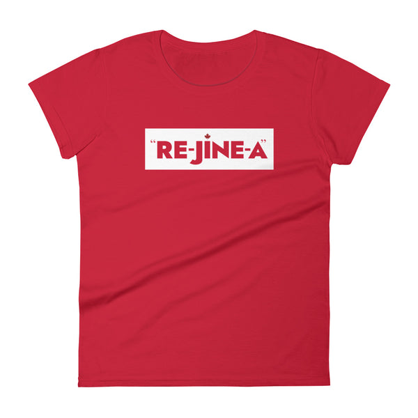 Re-jine-a (Maple Leaf Back) - Women's Short Sleeve T-shirt