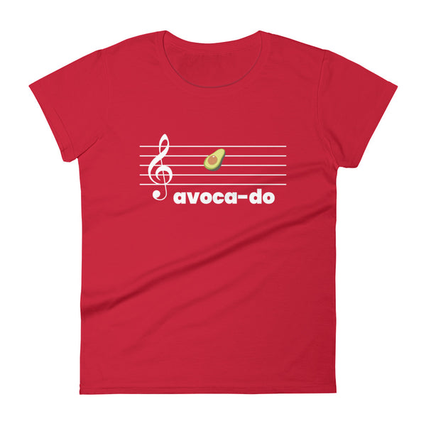 Avoca-do - Treble Clef - Women's Short Sleeve T-shirt