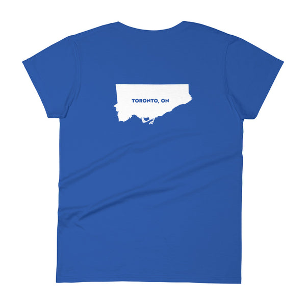 Tronno (Toronto Map Back) - Women's Short Sleeve T-shirt