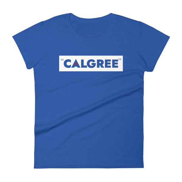 Calgree - Women's Short Sleeve T-shirt (Maple Leaf Back)