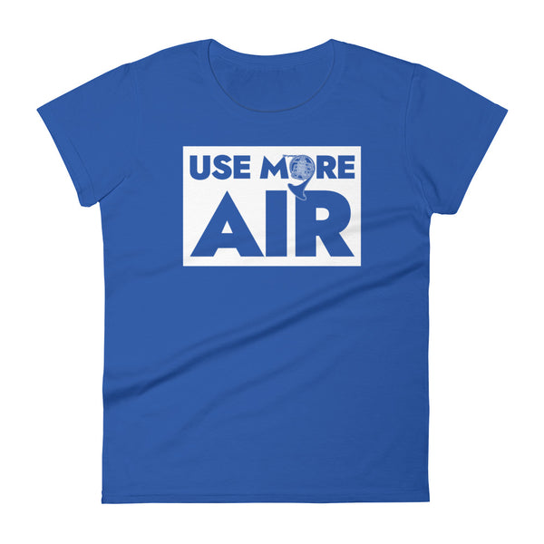 Use More Air - French Horn - Women's Short Sleeve T-shirt