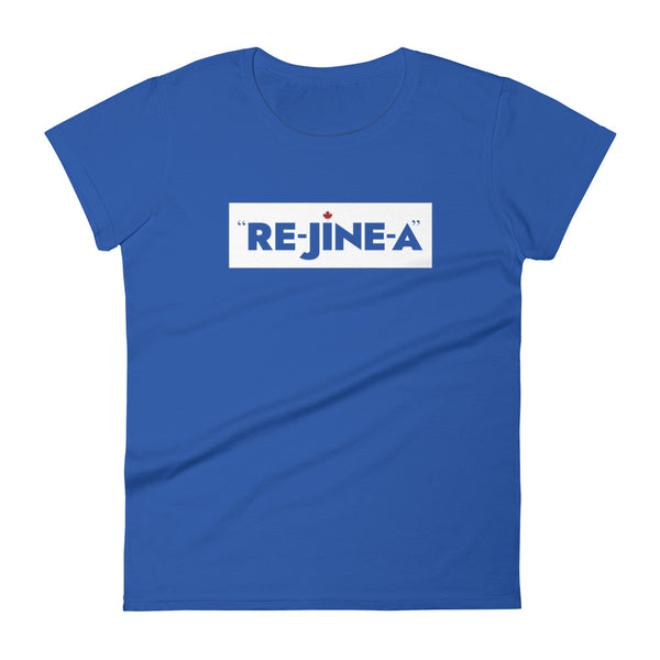 Re-jine-a (Maple Leaf Back) - Women's Short Sleeve T-shirt