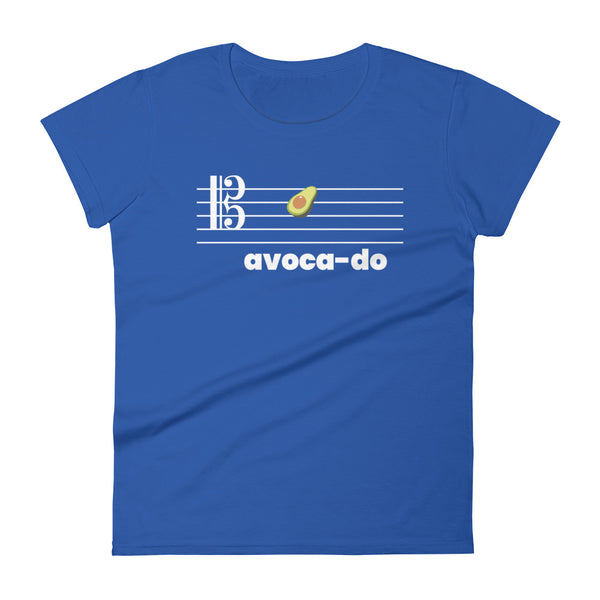 Avoca-do - Tenor Clef - Women's Short Sleeve T-shirt