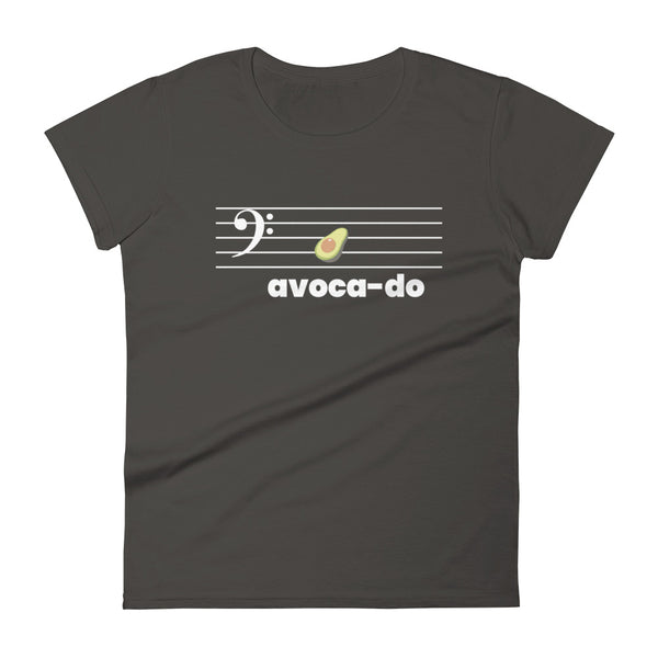 Avoca-do - Bass Clef - Women's Short Sleeve T-shirt