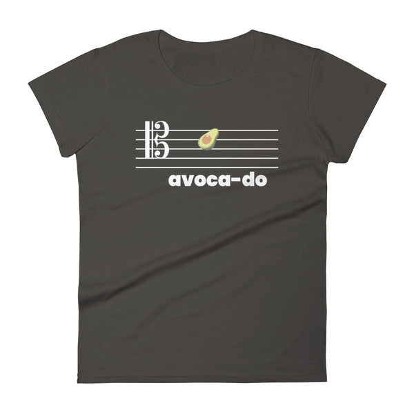 Avoca-do - Tenor Clef - Women's Short Sleeve T-shirt
